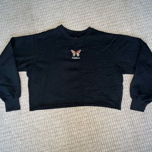 Hollister Cropped Sweatshirt